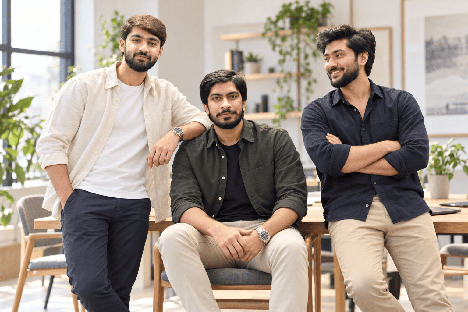 The three Common3 founders together